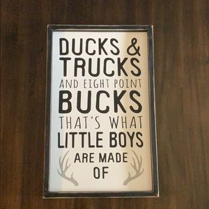 Little boy sign